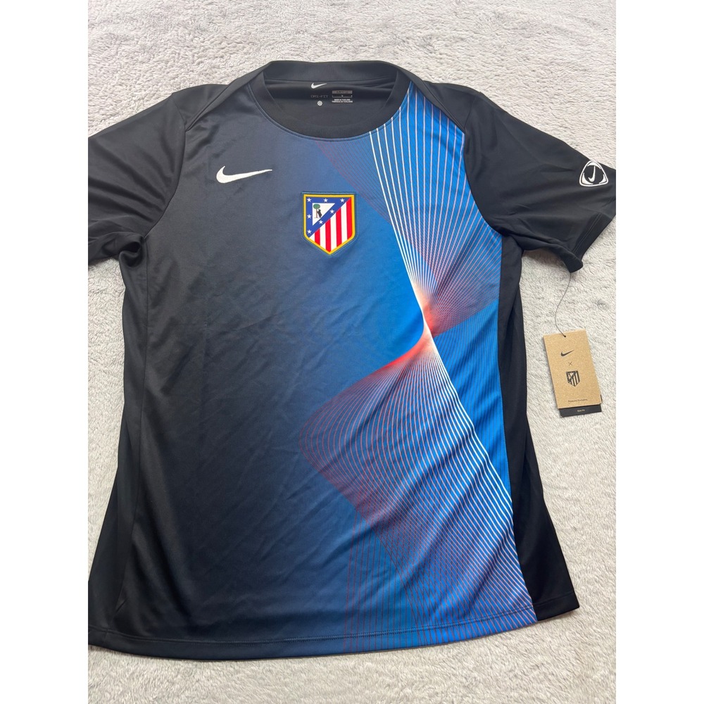 Nike Atletico Madrid Dri-FIT Pre-Match Training Jersey Mens Large HM3435-010 NEW